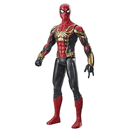 Marvel Spider-Man Titan Hero Series 30-Cm Iron Spider Integration Suit Spider-Man Action Figure Toy, Inspired by Spider-Man Movie, for Kids Ages 4 and Up