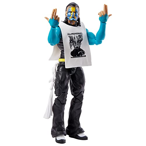 WWE Jeff Hardy Top Picks Elite Collection Action Figure with Accessories, 6-inch Posable Collectible Gift for WWE Fans Ages 8 Years Old & Up