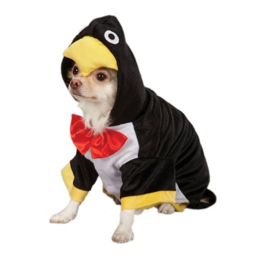 Zack & Zoey Penguin Pup Costume, Black, Large