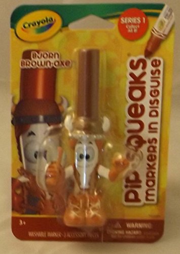 Crayola Pip-Squeaks Bjorn Brown Axe in Disguise Marker