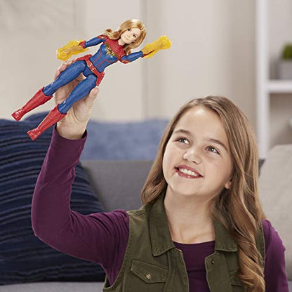 Captain Marvel Movie Cosmic Captain Super Hero Doll (Ages 6 & Up)