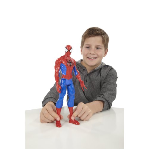 Marvel Ultimate Spider-man Titan Hero Series Spider-man Figure, 12-Inch