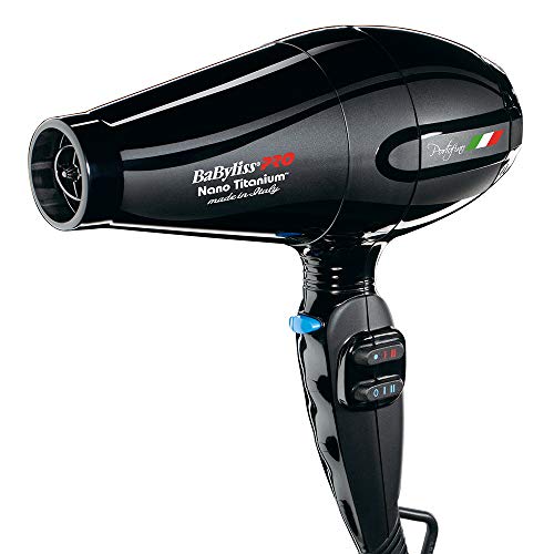 BaBylissPRO Nano Titanium Portofino Full-Size Dryer, Black BABNT6610 UPC: 074108222541