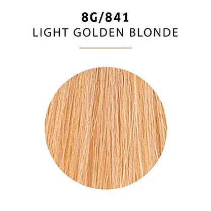 Wella Color Charm Permanent Liquid Hair Color for Gray Coverage Liquid 8G/841 Light Gold Blonde