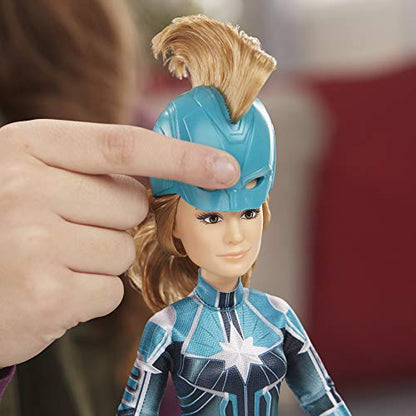 Marvel Captain Marvel Captain Marvel (Starforce) Super Hero Doll with Helmet Accessory (Ages 6 and up)