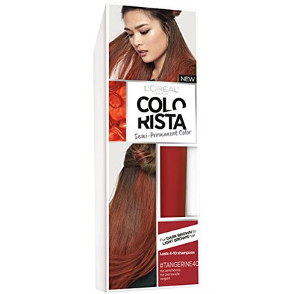 L'Oréal Paris Colorista Semi-Permanent Hair Color For Brunettes, Tangerine