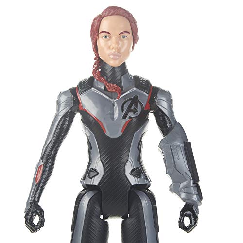 Avengers Marvel Endgame Titan Hero Series Black Widow 12"-Scale Super Hero Action Figure Toy with Titan Hero Power Fx Port