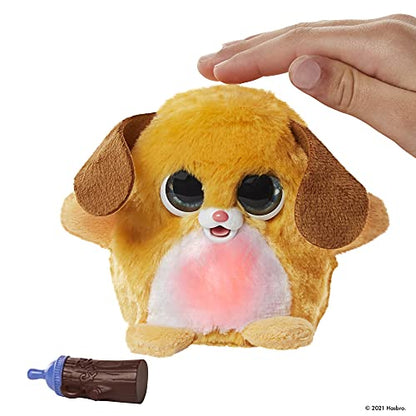 FurReal Fuzzalots Puppy Color-Change Interactive Feeding Toy, Lights and Sounds, Ages 4 and up