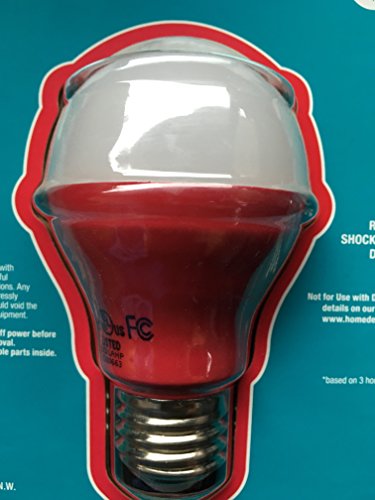 25W Equivalent A19 GP19 LED Light Bulb - Red