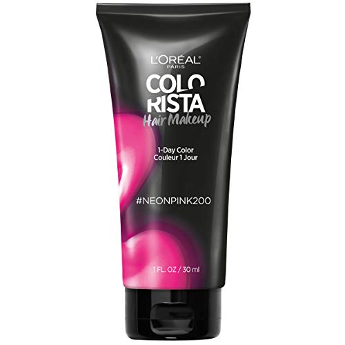 L'oreal Paris Hair Color Colorista Makeup 1-day for Blondes, Neon Pink 200, 1 Fluid Ounce