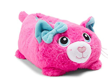 Build A Bear Toddler Girls Pink Kitty Cat Slippers Kitten House Shoes 9-10