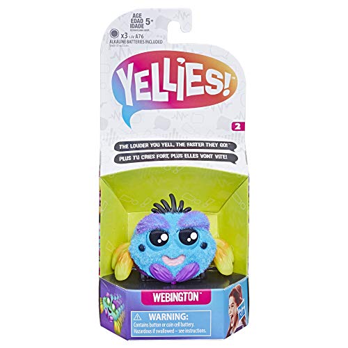 Hasbro Yellies! Webington; Voice-Activated Spider Pet; Ages 5 & Up