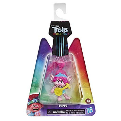 Trolls DreamWorks World Tour Poppy, Collectible Doll with Ukulele Accessory, Toy Figure Inspired by The Movie World Tour (n/a)