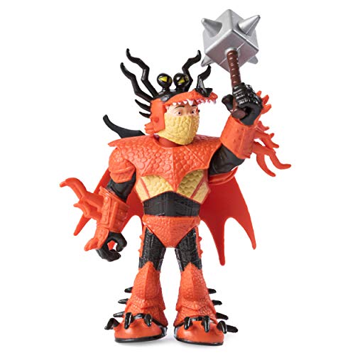 Dreamworks Dragons, Hookfang and Snotlout, Dragon with Armored Viking Figure, for Kids Aged 4 and Up