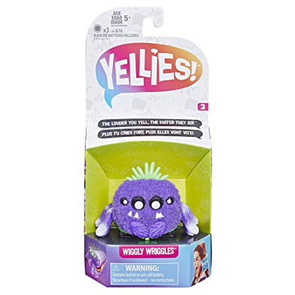 Hasbro Yellies! Wiggly Wriggles; Voice-Activated Spider Pet; Ages 5 & Up