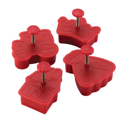 Cake Boss Fondant Press, Stamp Set, Red