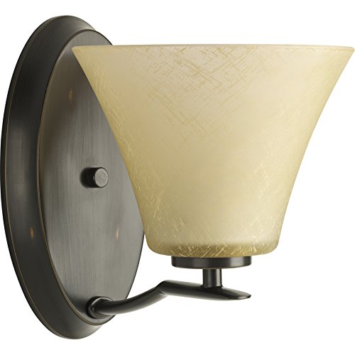 Progress Lighting Bravo 1-Light 7.25-in Antique Bronze Bell Vanity Light