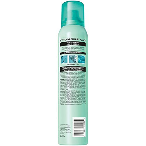 L'Oréal Paris Elvive Extraordinary Clay Dry Shampoo, 4 oz. (Packaging May Vary)