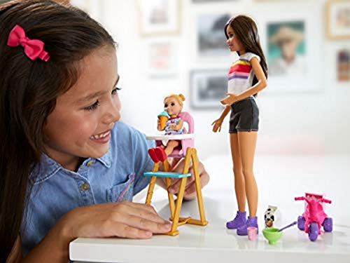 Barbie Skipper Babysitters Inc. Feeding Playset with Babysitting Skipper Doll