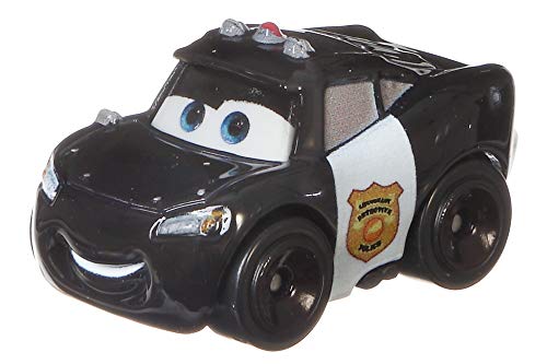 Disney Cars Mini Racers Sheriff Deputies Series 3-Pack Officer Lightning McQueen, APB, and Sheriff