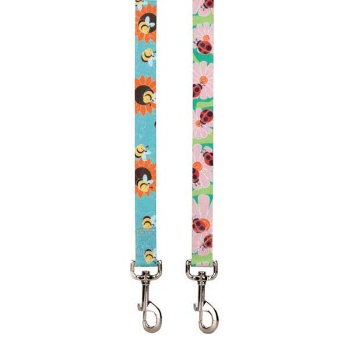 Zack & Zoey Flutter Bugs Bumble Bee Dog Lead Size: 72" x 1"