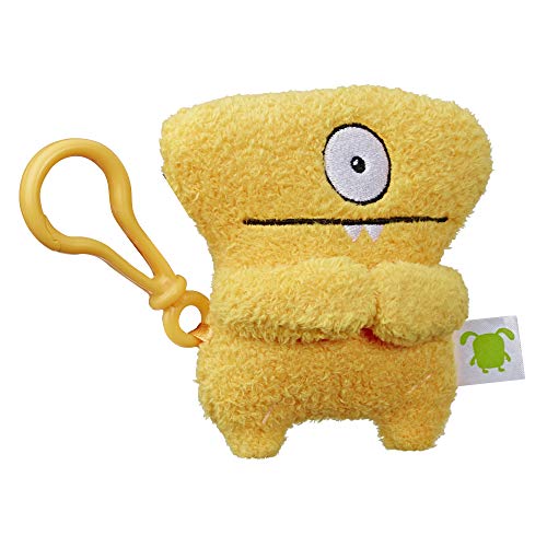 Hasbro Uglydolls Wedgehead to-Go Stuffed Plush Toy with Clip, 5" Tall