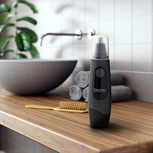 ToiletTree Products Water Resistant Nose and Ear Hair Trimmer with LED Light