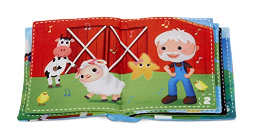 Little Tikes Little Baby Bum Singing Storybook Official Nursery Rhyme Song Soft Book, 7.50 L x 7.00 W x 3.00 H Inches