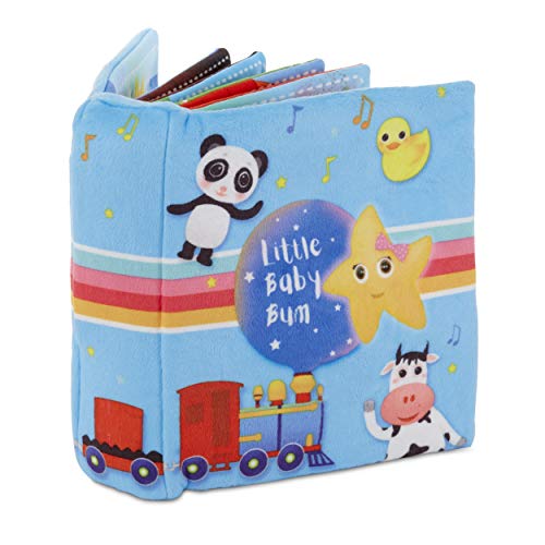 Little Tikes Little Baby Bum Singing Storybook Official Nursery Rhyme Song Soft Book, 7.50 L x 7.00 W x 3.00 H Inches