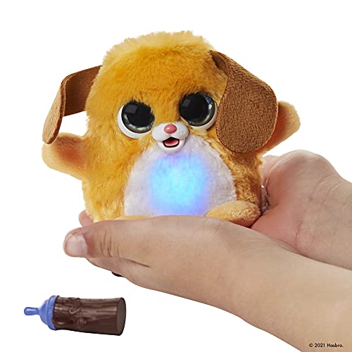 FurReal Fuzzalots Puppy Color-Change Interactive Feeding Toy, Lights and Sounds, Ages 4 and up