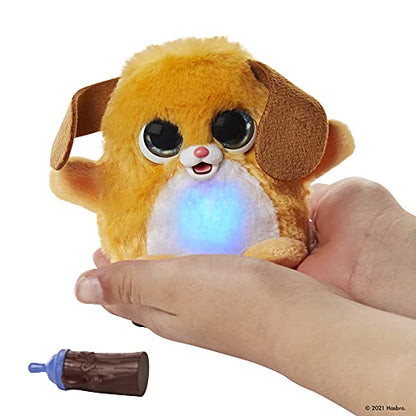 FurReal Fuzzalots Puppy Color-Change Interactive Feeding Toy, Lights and Sounds, Ages 4 and up