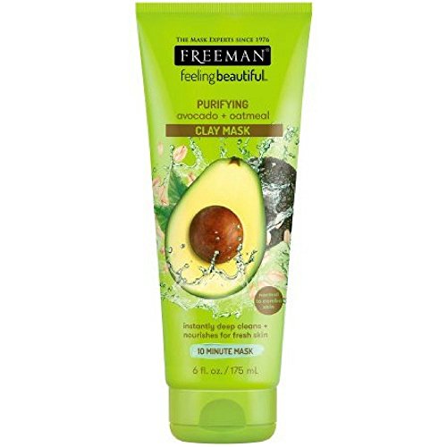 Freeman Facial Avocado & Oat Clay Mask 6 Ounce (177ml)