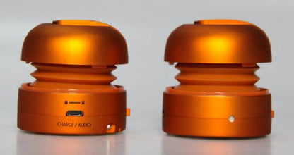 X-Mini MAX XAM15-OR Portable Capsule Speaker System, Stereo, Orange