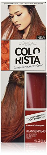 L'Oréal Paris Colorista Semi-Permanent Hair Color For Brunettes, Tangerine