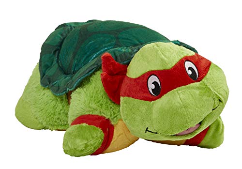 Pillow Pets Raphael Nickelodeon TMNT, 16" Teenage Mutant Ninja Turtles Stuffed Animal Plush Toy