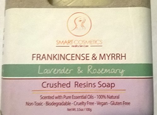 Frankincense & Myrrh - Lavender & Rosemary (Crushed Resins Soap)