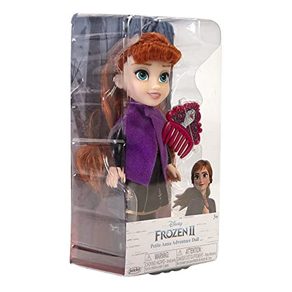 Disney Frozen Anna Doll 6-Inch Petite Play Dolls with Comb