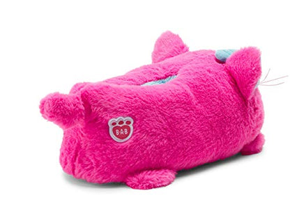 Build A Bear Toddler Girls Pink Kitty Cat Slippers Kitten House Shoes 9-10