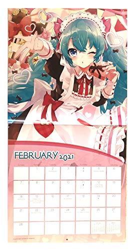 Hatsune Miku - 16 Month 2021 Wall Calendar