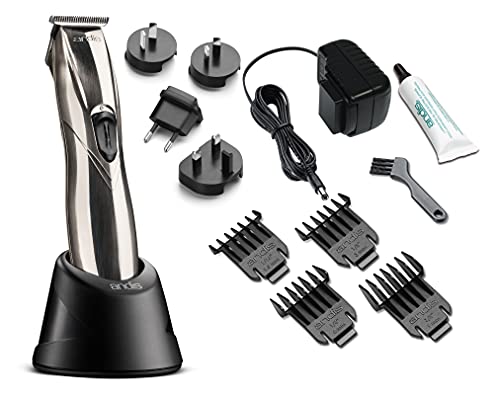 Andis 32400 Slimline Pro Lithium Ion T-blade Trimmer, Chrome