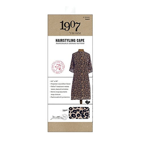 1907 Leopard Hairstyling Cape