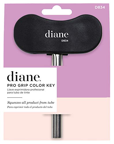 Diane Pro Grip Color Key – Hair Dye Tube Squeezer for Salon –– Black – D835