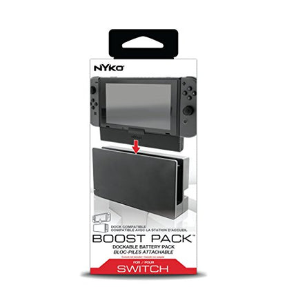 Nyko Boost Pak - Dockable 2500 mAh rechargeable battery pack for Nintendo Switch