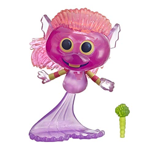 Trolls DreamWorks World Tour Mermaid, Collectible Doll with Microphone Accessory, Toy Figure Inspired by The Movie World Tour, 2 inches, (Model: N/A)