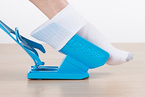 Allstar Innovations - Sock Slider - The Easy on, Easy off Sock Aid Kit & Shoe Horn | Pain Free No Bending, Stretching or Straining System that Packs up for Convenient Travel, As Seen on TV