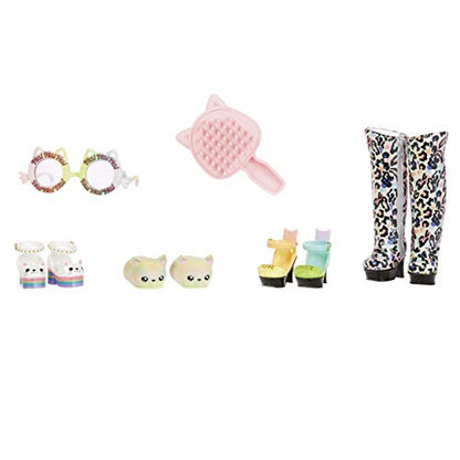 Na Na Na Surprise Ultimate Surprise Rainbow Kitty with New Taller Doll and 100+ Mix & Match Looks, 11 Inches