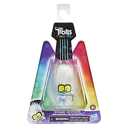 Trolls World Tour Tiny Diamond, Collectible Doll with Scepter Accessory, Toy Figure Inspired by The Movie World Tour (N/A)