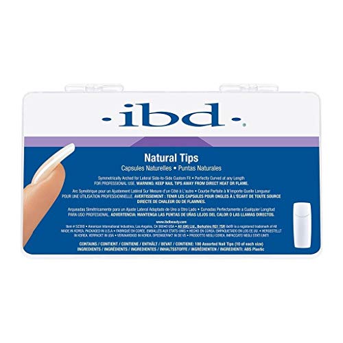 IBD Natural Nail Tips, 100 Count