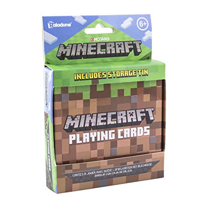 Minecraft Playing Cards - Standard Deck of Cards in Collector Travel Tin