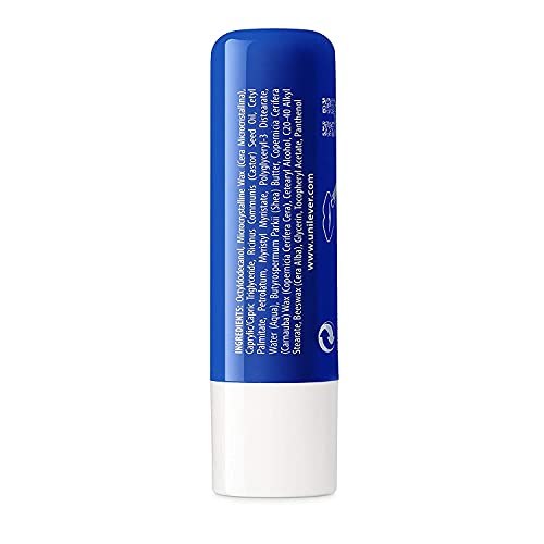 Vaseline Lip Therapy Stick, Original | Original Petroleum Jelly Vaseline Lip Balm for Soft Lips | 4.8g